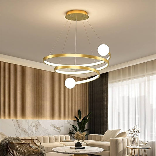 Spiralling Chandelier - Dimmable
